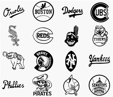 Baseball Logos Photograph by Granger - Fine Art America