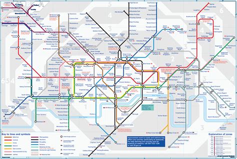 Map of the City of London, UK