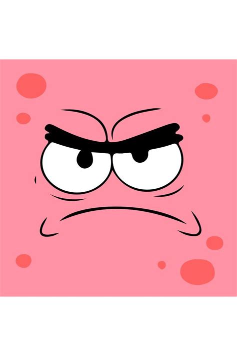 the face of an angry spongebob with big eyes and large googly cheeks