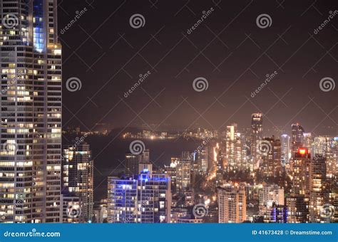 Gold Coast Nightlife stock photo. Image of gold, view - 41673428