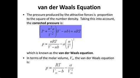 Van Der Waals Equation Calculator - Tessshebaylo