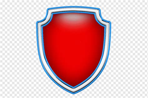 Red shield logo, PAW Patrol Font, bar gifts poster, shield, art, PAW Patrol png | PNGWing