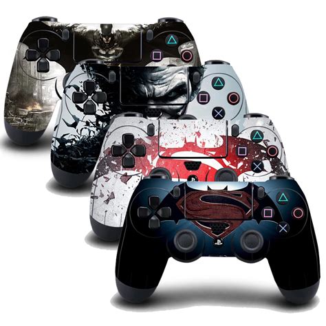 4PCS PS4 Batman Controller Skin Sticker Decal Cover for Playstation4 ...