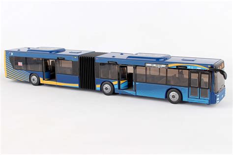 Buy Daron MTA New York City Bus 16" Articulated Bus RT8571 Toy, Blue ...