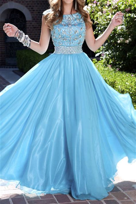 I like the Cinderella feel! | Prom dresses modest, Prom dresses with sleeves, Prom dresses blue