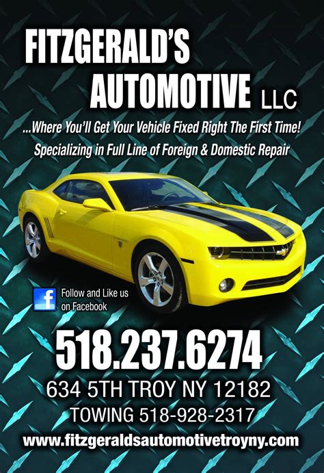 Fitzgeralds Automotive LLC and Auto Sales | Troy NY