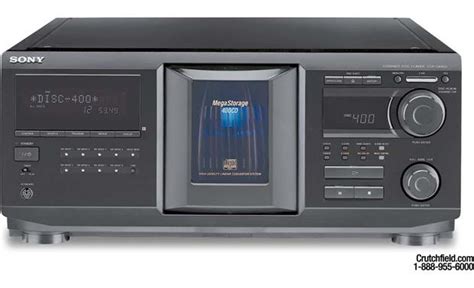 Sony CDP-CX455 400-CD changer at Crutchfield.com