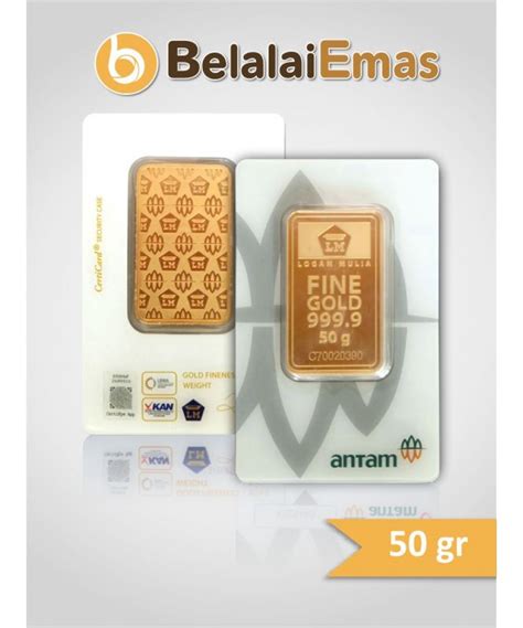 Logam Mulia Antam 50 Gram