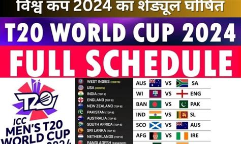 Brace Yourselves, Cricket Maniacs! The 2024 ICC Men’s #T20WorldCup Schedule is Here! | by Salim ...