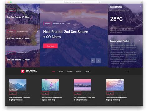 26 Free News Website Templates That Follows Leading News Site Design