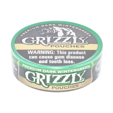 Grizzly Dark Wintergreen Pouches – Town & Country Supermarket Liquors