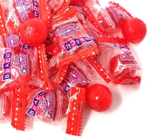 CrazyOutlet Brach's Abra Bubble Bubble Gum Filled Candy Balls, Cherry Flavored Candy ...