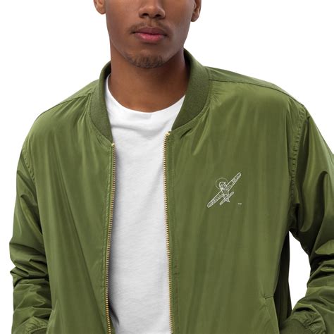 Focke-Wulf FW 190 Butcher Bird Threadfast Apparel Bomber Jacket - Luftwaffe at Aeroswag