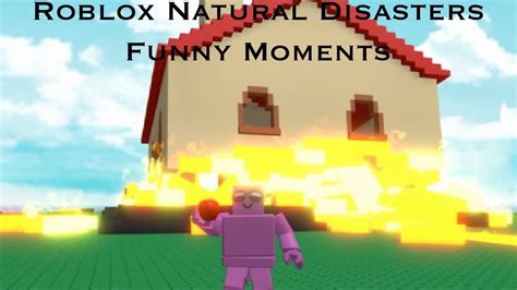 Roblox Natural Disasters Funny Moments - YouTube