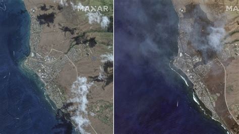 Wildfire ravages Lahaina, Maui: before and after photos show the ...