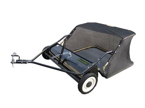 YARD COMMANDER - 42-Inch Tow Behind Lawn Sweeper - 17.79 Cubic-Feet ...