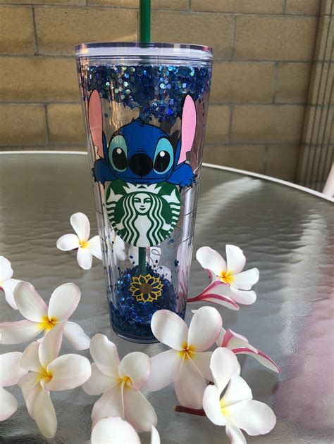 Blue Stitch Starbucks Cup Stitch Cup Stitch Tumbler | Etsy