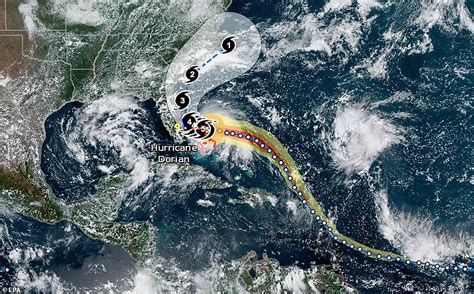 Hurricane Dorian devastates Bahamas and barrels towards the US | Daily Mail Online