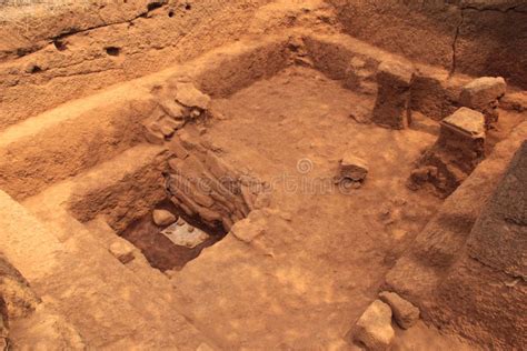 Archaeological Excavation Site Stock Photo - Image of female ...