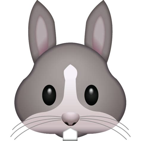 Download Rabbit Face Emoji | Emoji Island