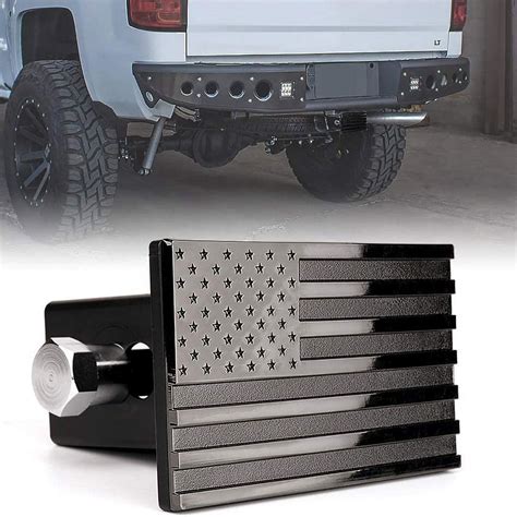 Metal USA Flag Tow Hitch Cover- American Flag Trailer Hitch Cap - Walmart.com