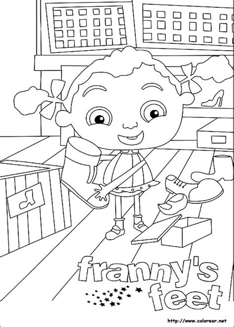 Cubby Coloring Pages - Free Franny's Feet Coloring Pages Printables