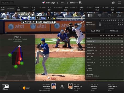 MLB At Bat Gets Live Overlay of Gameday Stats Onto TV Broadcast