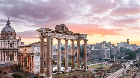 Temple of Saturn in the Roman Forum, Italy. Ancient Rome, Ancient ...