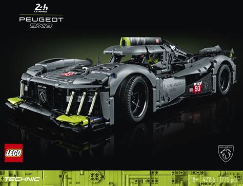 Technic Peugeot 9X8 Le Mans Hybrid Hypercar revealed! | Brickset