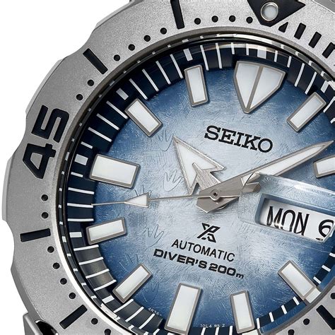 Seiko Prospex Antarctica SRPG57K1 “Save the Ocean” Blue Dial Men's