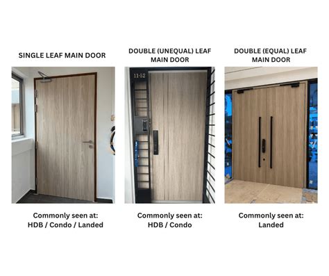 Difference Between Single Leaf And Double Leaf Door - Bumi Megah Timber Doors | Water & Termite ...