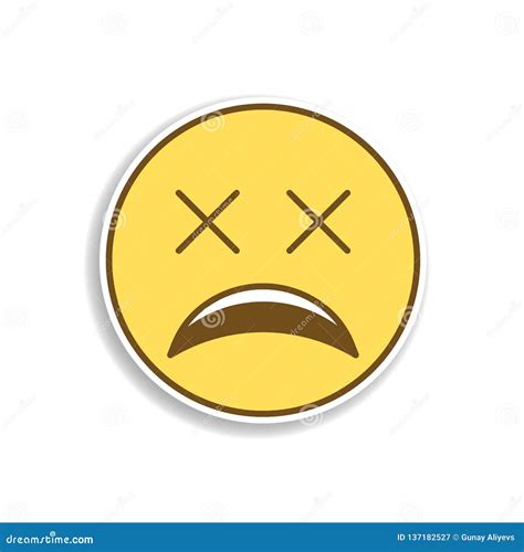 Drained Emoticon Vector Illustration | CartoonDealer.com #164159960