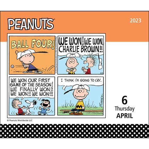 Peanuts 2023 Daily Desktop Calendar - Calendars & Planners - Hallmark