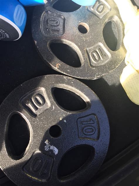 2x 10kg cast iron weights | in Norwich, Norfolk | Gumtree