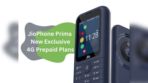 jio prima phone 4g prepaid plans