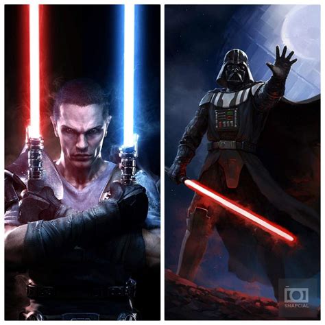 Starkiller Vs Darth Vader ~ Wars Star Vader Darth War Epic Backgrounds ...