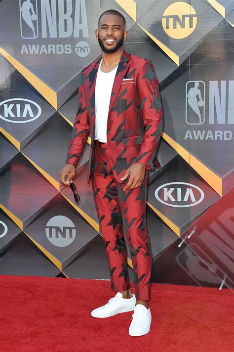 Chris Paul attends the 2018 NBA Awards Show at Barker Hangar on June 25 ...