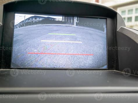 Car rear view video camera screen monitor display 12803331 Stock Photo at Vecteezy