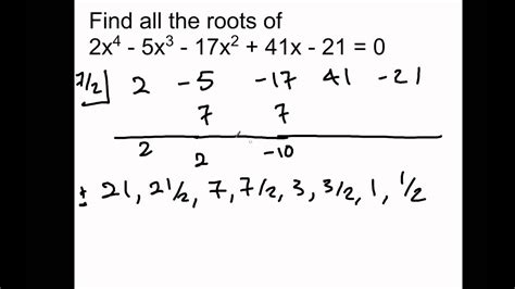 Polynomial Equation Examples