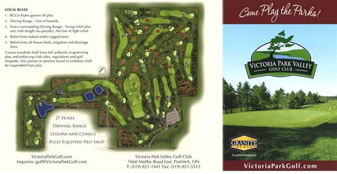 Guelph Golf Courses|Victoria Park Valley Golf Club