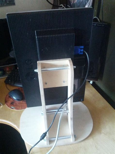 Make a Plywood Portrait Monitor Stand : 6 Steps (with Pictures ...