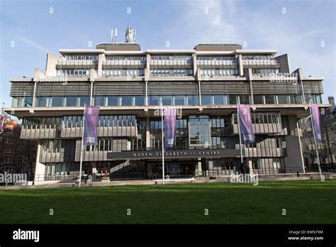 The Queen Elizabeth II Centre in London, England. The building in ...