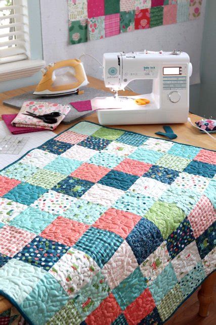 How to Make a Patchwork Baby Quilt - Diary of a Quilter - a quilt blog