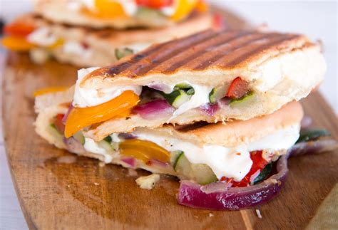 Grilled Vegetable Panini - Martin's Famous Potato Rolls and Bread