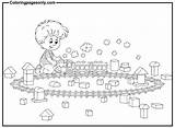 Toy Train Coloring Page  Free Printable Pages sketch template