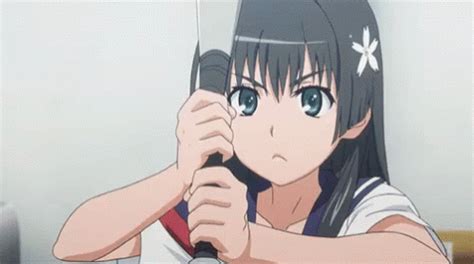 Anime Practice GIF - Anime Practice Baseball Bat - Discover & Share GIFs