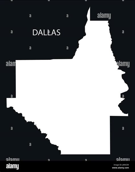 Dallas county map of Alabama USA black inverted illustration Stock Vector Image & Art - Alamy