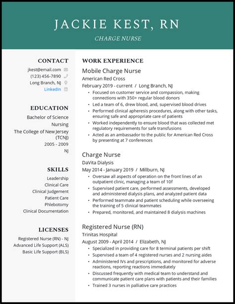 29 Nursing Resume Examples That Worked in 2024