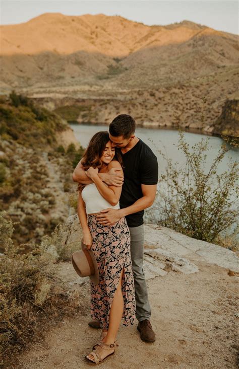 Lucky Peak Lake Sunrise Engagement Session - Boise, Idaho - Robyn Dawn ...