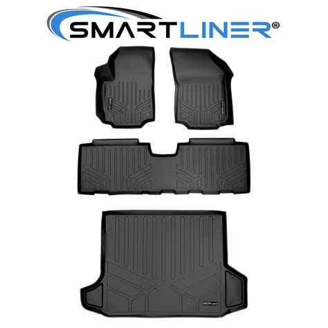 SMARTLINER Floor Mats (2 Row Set) Cargo Liner Black For 2018-2021 GMC Terrain | eBay